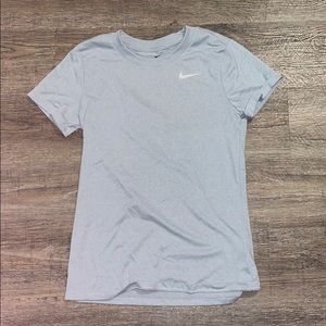 Gray Nike shirt